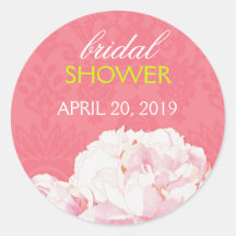 赤面ピオニーコーラルピンクブライダルシャワー