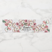 赤面ピカスタムンクブライダルシャワーウォーターボトルラベル ペットボトルラベル (シングルラベル)