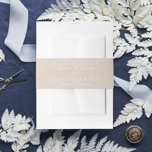 赤面ピクラシックンクフォーマル結婚ク書道 招待状ベリーバンド