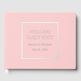 赤面ピシンプルンクレタリング結婚ズ ゲストブック