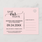 赤面ピシンプルンク救ク書道 案内ポストカード (裏面)