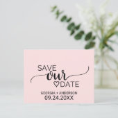 赤面ピシンプルンク救ク書道 案内ポストカード (スタンド正面)