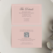 赤面ピシンプルンク詳細結婚ズ エンクロージャーカード