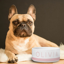 赤面ピミニマルッカラフルクパーソナライズされたド名 ボウル