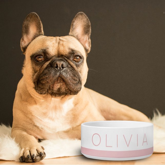 赤面ピミニマルッカラフルクパーソナライズされたド名 ボウル (クリエイターアップロード済み)