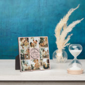 赤面ピモダンックカスタムス家族の写真コラージュ フォトプラーク (インサイチュ)