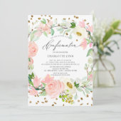 赤面ピンエレガントクフローラ確認 招待状 (スタンド正面)