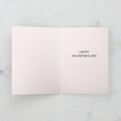 赤面ピンクあなたは私の人の友人引用文 シーズンカード (内部)