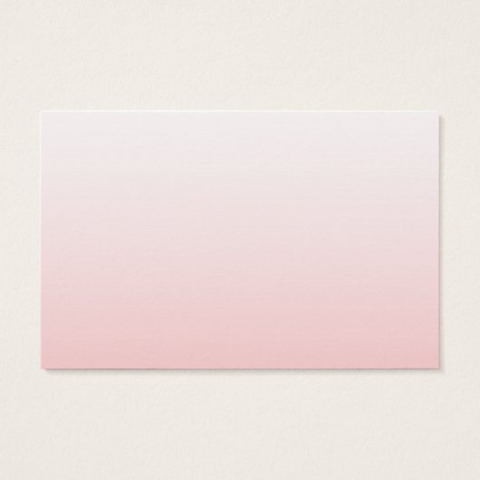 赤面ピンクが本を持ってくる赤ちゃんシャワーカード (裏面)