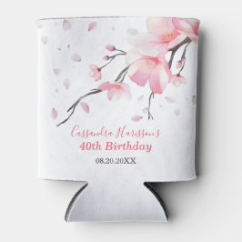 赤面ピンクさくらんぼブロッサム桜フローラ誕生日 缶クーラー