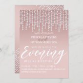 赤面ピンクつるズのダイヤモンドライト夕べ 招待状 (正面/裏面)