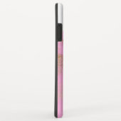 赤面ピンクとゴールドフォイルガーリー洗浄 Case-Mate iPhoneケース (裏面/右)