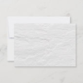 赤面ピンクと白のバラ空白のインサイドノート サンキューカード (裏面)