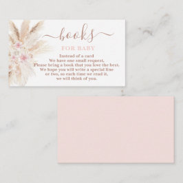 赤面ピンクのトロピカルブックでベビーガールカード エンクロージャーカード