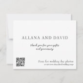 赤面ピンクのバラ結婚サンキューカード感謝していよ 招待状 (裏面)