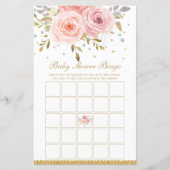 赤面ピンクのフローラが赤ちゃんのシャワー活動を願う (正面)