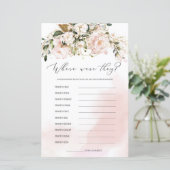 赤面ピンクのフローラどこ彼らはボホブライドをゲーム (スタンド正面)