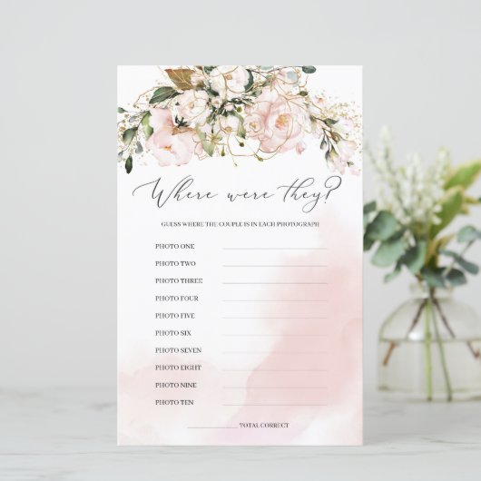 赤面ピンクのフローラどこ彼らはボホブライドをゲーム (スタンド正面)