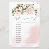 赤面ピンクのフローラどこ彼らはボホブライドをゲーム (正面/裏面)