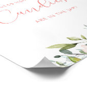 赤面ピンクのフローラはキャンディーの数を推測する ポスター (角)