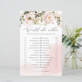 赤面ピンクのフローラは彼女はむしろボホブライドをゲーム (スタンド正面)