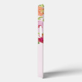 赤面ピンクのフローラガーデンの水色 Case-Mate iPhoneケース (裏面 / 右)