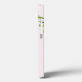 赤面ピンクのフローラガーデン水の色ケースメイトiPho Case-Mate iPhoneケース (裏面 / 左)