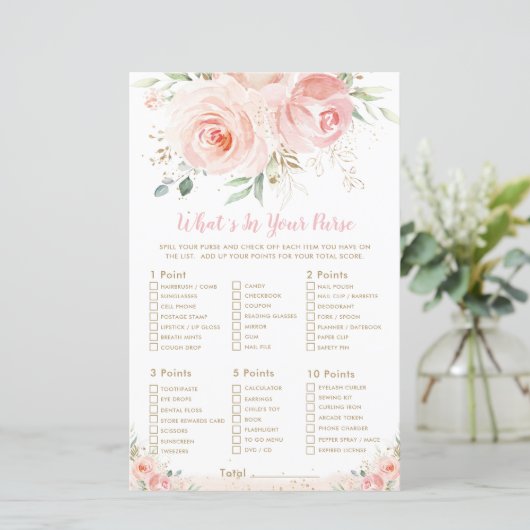 赤面ピンクのフローラシャワーあなたの財布のゲームの何 (スタンド正面)