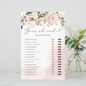 赤面ピンクのフローラボホー推測誰がゲームを言った (スタンド正面)