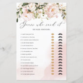 赤面ピンクのフローラボホー推測誰がゲームを言った (正面)