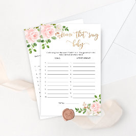 赤面ピンクのフローラ名その歌のベビーゲーム