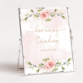 赤面ピンクのフローラ金ゴールドはキャンディーの数を推測 ポスター