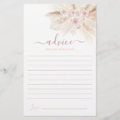 赤面ピンクの熱帯アドバイスのためのmom To Beカード (正面)