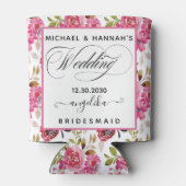 赤面ピンクの花カスタム咲き乱れ点景 缶クーラー (裏面)