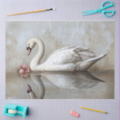 赤面ピンクの花絵を描の切り離し 薄葉紙 (クラフト)