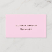 赤面ピンクのqrコードのソーシャルメディア 名刺 (正面)