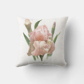 赤面ピンクアイリス クッション (裏面)