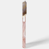 赤面ピンクアゲテエレガントシックイニシャルモノグラム Case-Mate iPhoneケース (裏面 / 右)