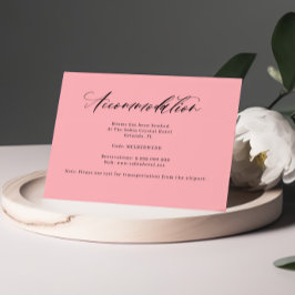 赤面ピンクアコモデーションエンクロージャカード エンクロージャーカード