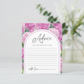 赤面ピンクアジサイアドバイス親ベビーシャワー (スタンド正面)