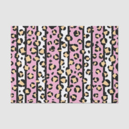 赤面ピンクイエローヒョウ印刷ティッシュペーパー 薄葉紙