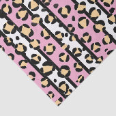 赤面ピンクイエローヒョウ印刷ティッシュペーパー 薄葉紙 (詳細)