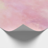 赤面ピンクイエロー絞り染め ラッピングペーパー (角)