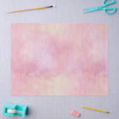 赤面ピンクイエロー絞り染め 薄葉紙 (クラフト)