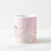 赤面ピンクイスラム結婚式の引き出物 – クルアーン・バース –  コーヒーマグカップ (中央)