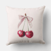 赤面ピンクイチゴとさくらんぼ クッション (裏面)