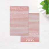 赤面ピンクイヤリングネックレスジュエリーディスプレイカード (デスク)