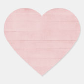 赤面ピンクウォーターカラーテクスチャルックパガーリーステル ハートシール (正面)