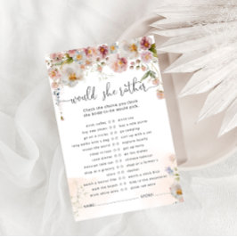 赤面ピンクウォーターカラーフラワーズゲーム