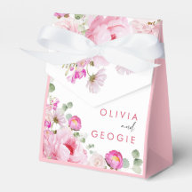 赤面ピンクウォーターカラーフローラ牡丹結婚ズ